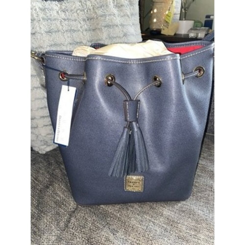 NWT Dooney & Bourke Dark Grey Kendall Handbag MSRP $295